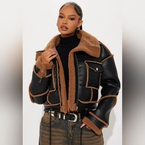 Out and About Shearling Jacket